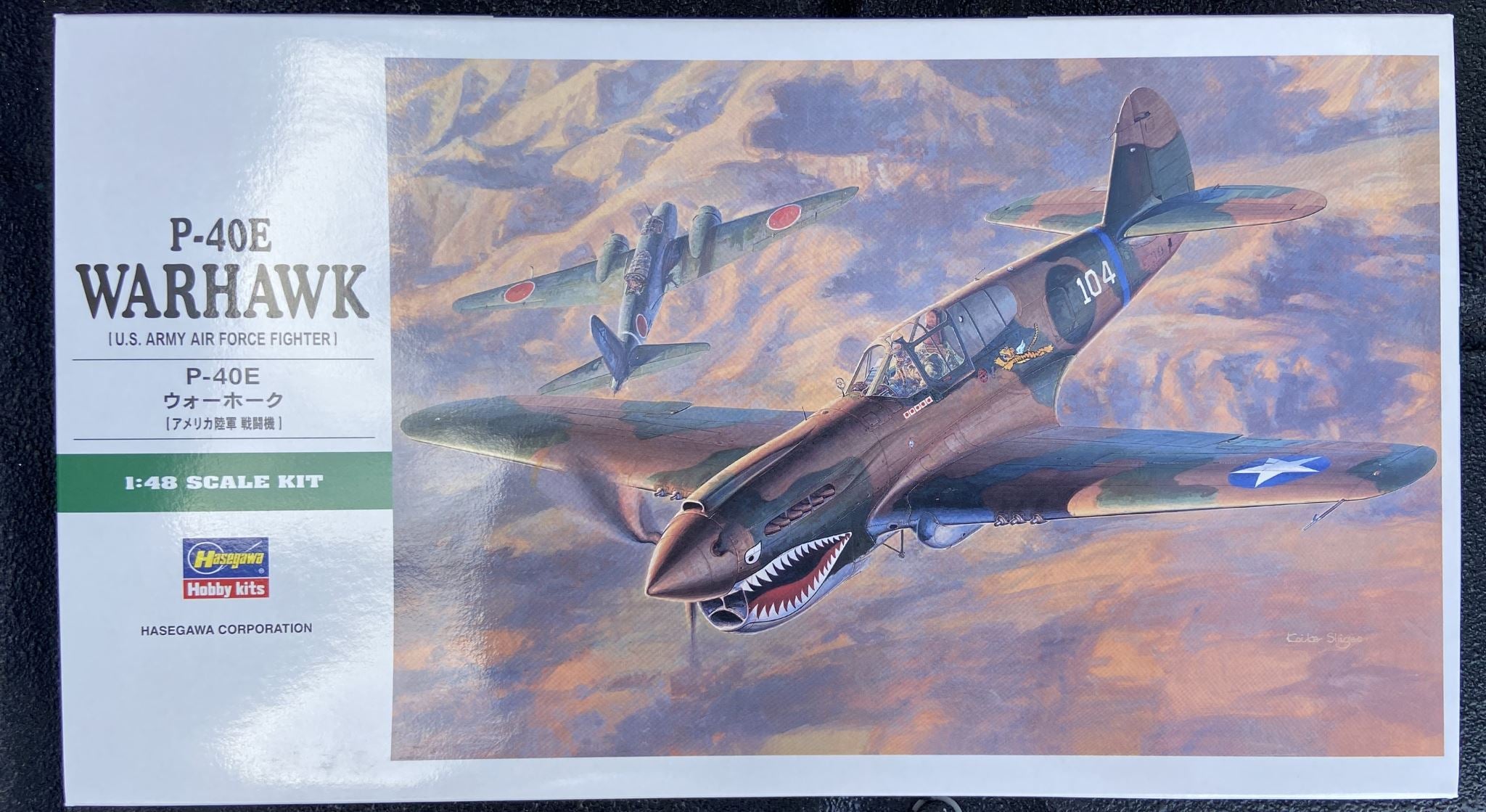 P-40E Warhawk (U.S. Army Air Force Fighter) Hasegawa | No. 09086 | 1:48