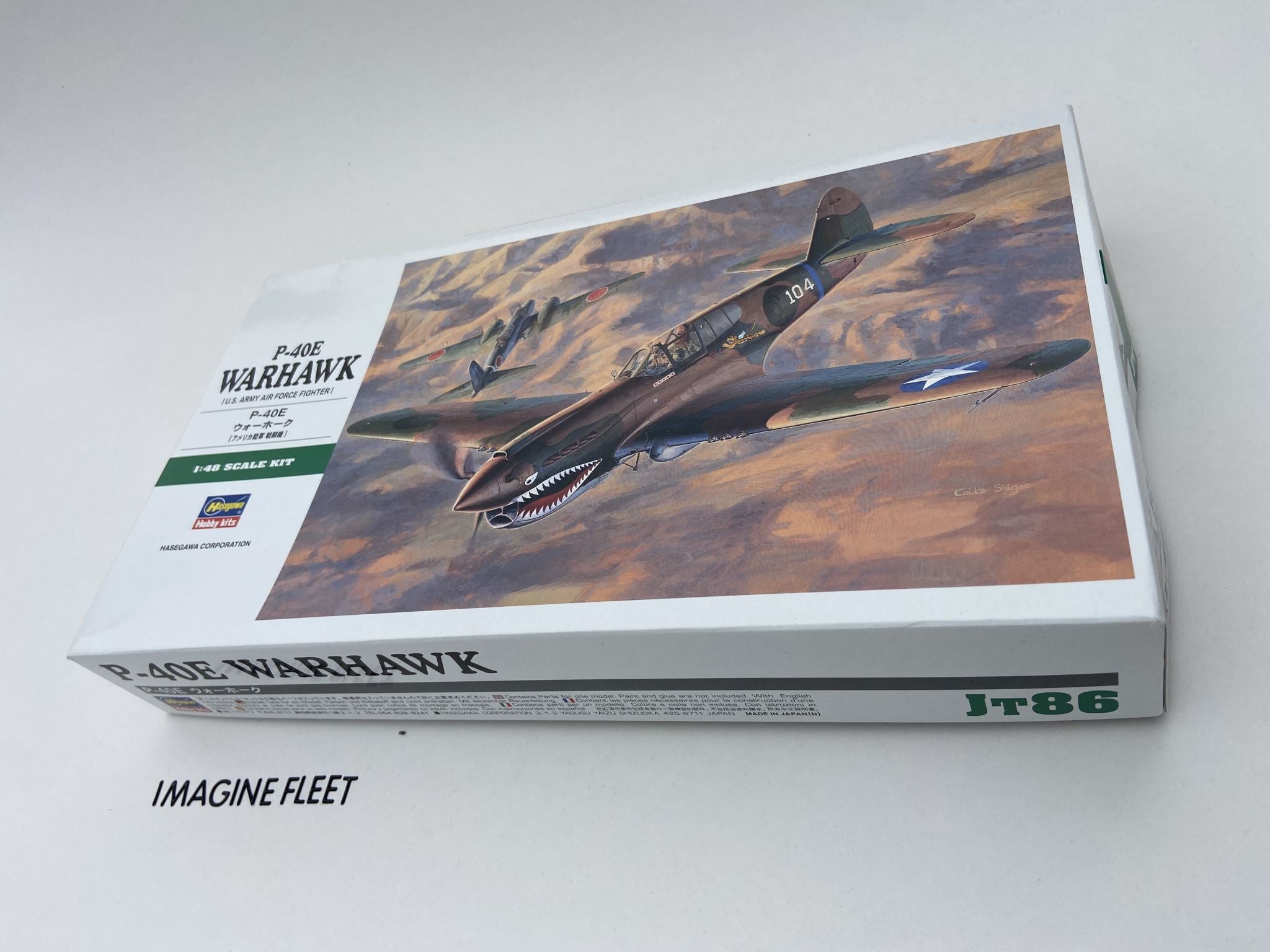 P-40E Warhawk (U.S. Army Air Force Fighter) Hasegawa | No. 09086 | 1:48