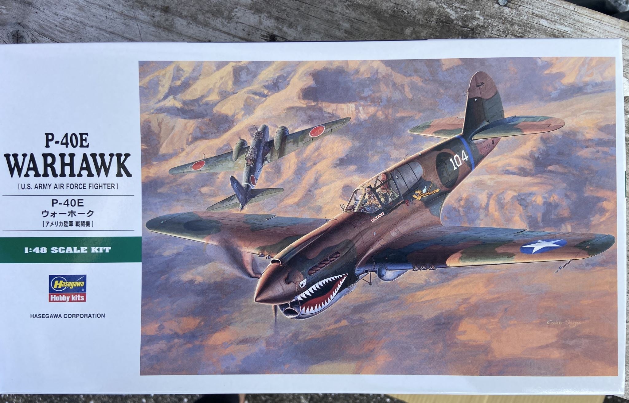 P-40E Warhawk (U.S. Army Air Force Fighter) Hasegawa | No. 09086 | 1:48