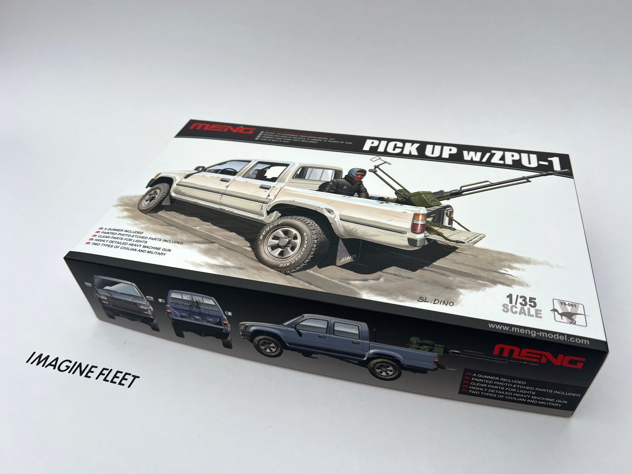 Pick Up w/ZPU-1 Meng Model | No. VS-001 | 1:35