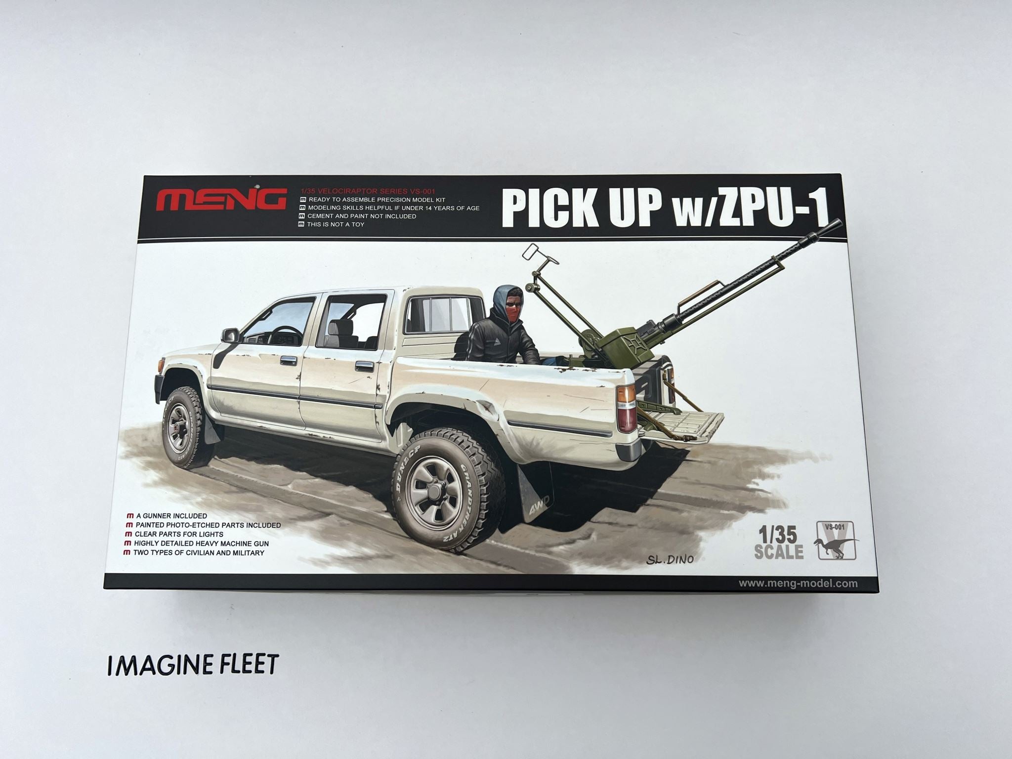 Pick Up w/ZPU-1 Meng Model | No. VS-001 | 1:35