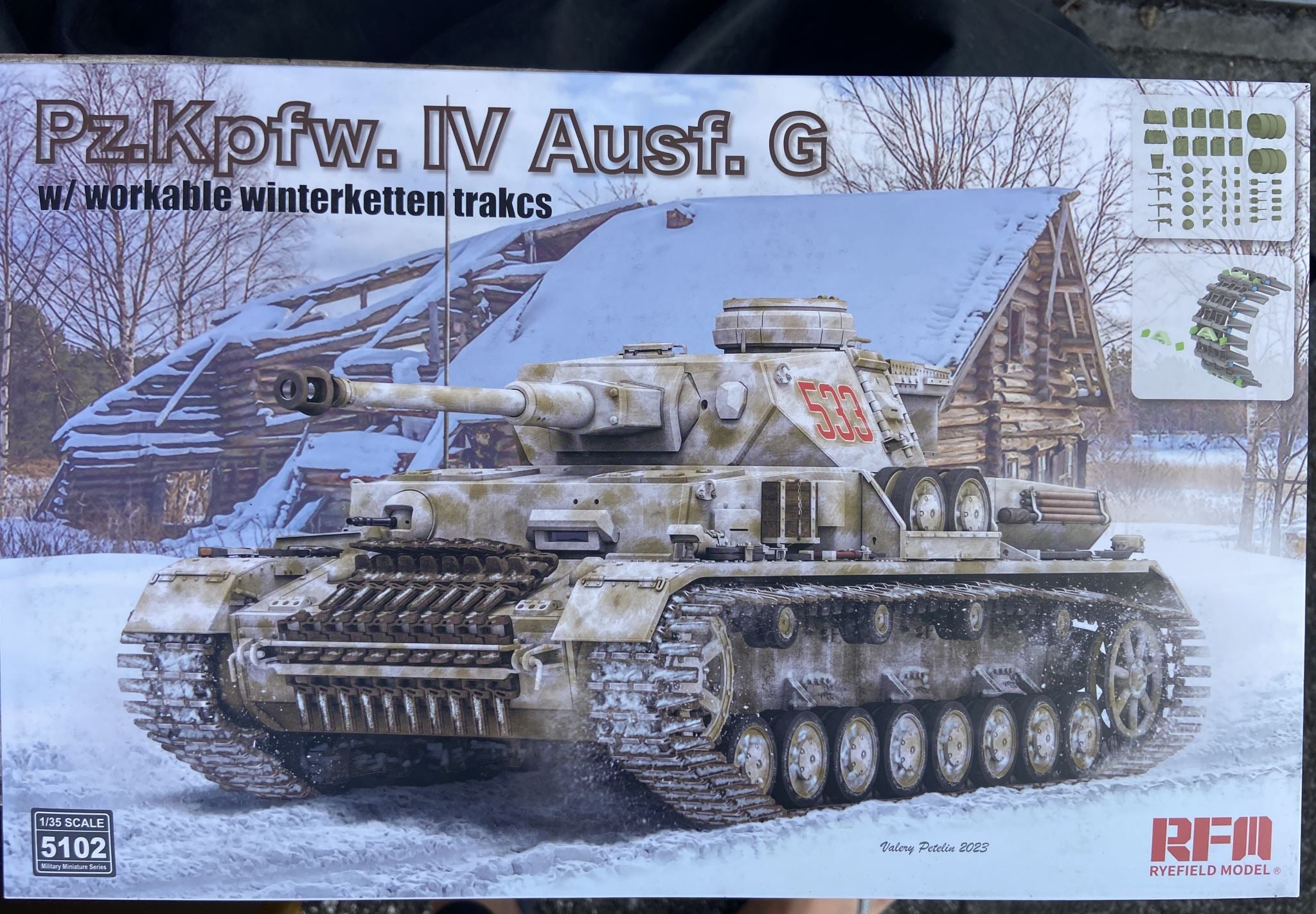 Pz.Kpfw.IV Ausf.G w/Winterketten w/Winterketten Rye Field Model No. RM-5102 1:35