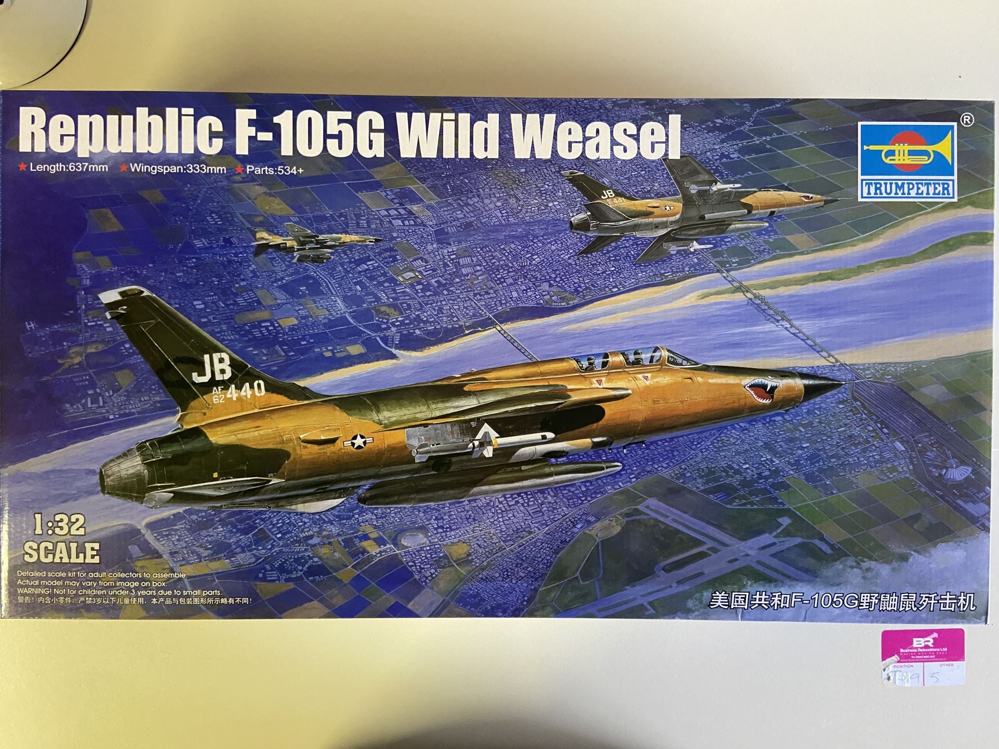 Republic F-105G Wild Weasel Trumpeter | No. 02202 | 1:32