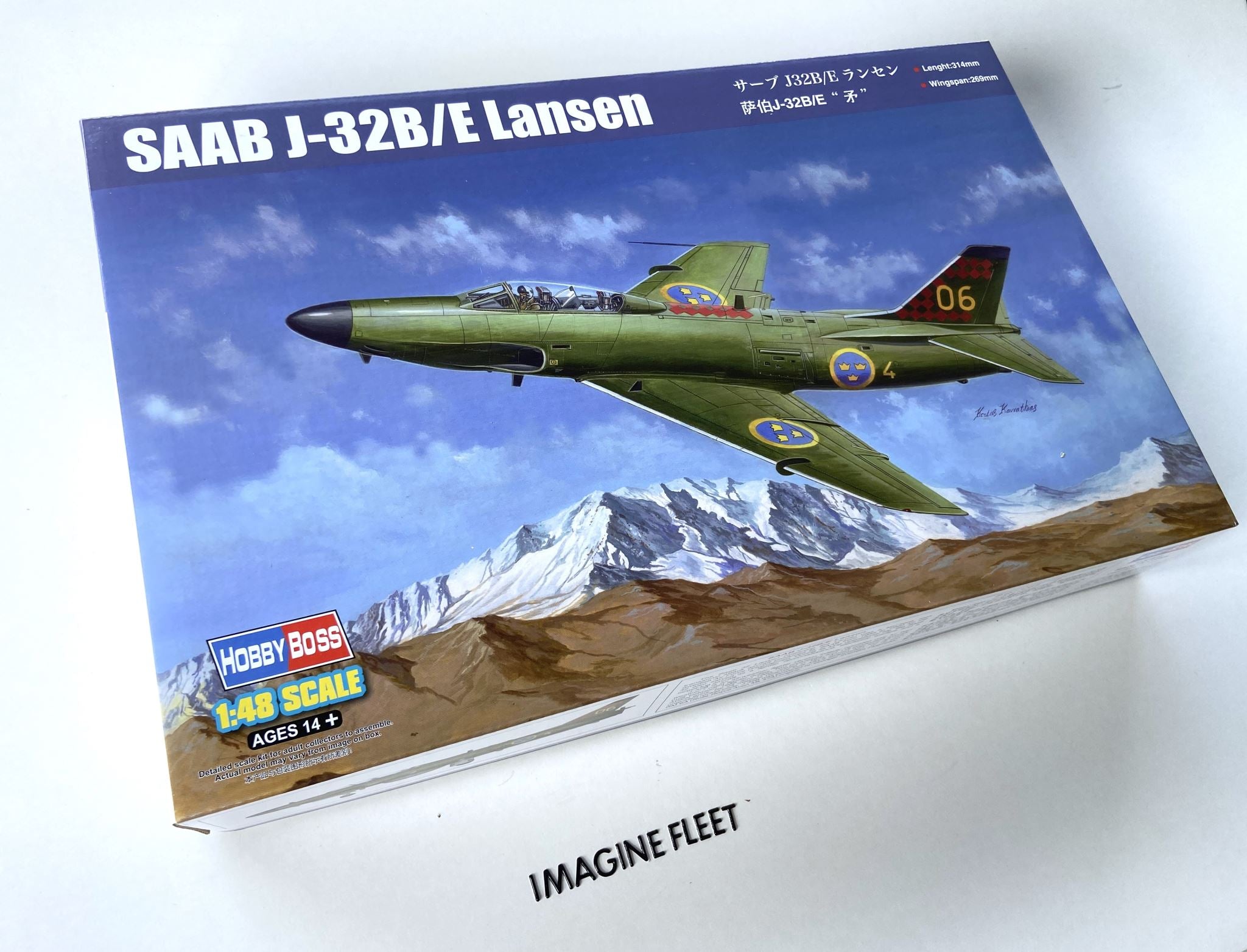 Saab J-32B/E Lansen HobbyBoss | No. 81752 | 1:48