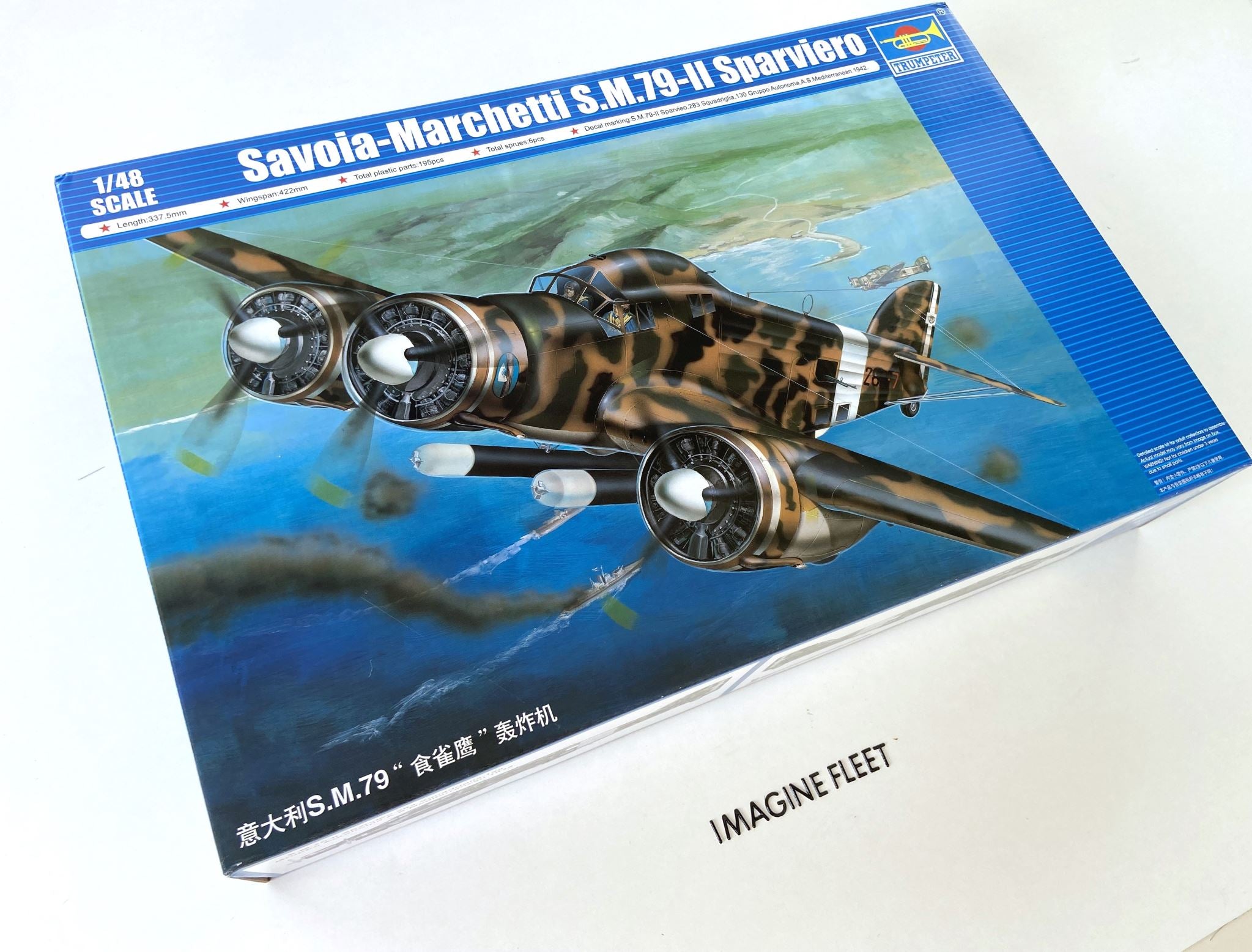 Savoia-Marchetti SM.79-II Sparviero Trumpeter | No. 02817 | 1:48