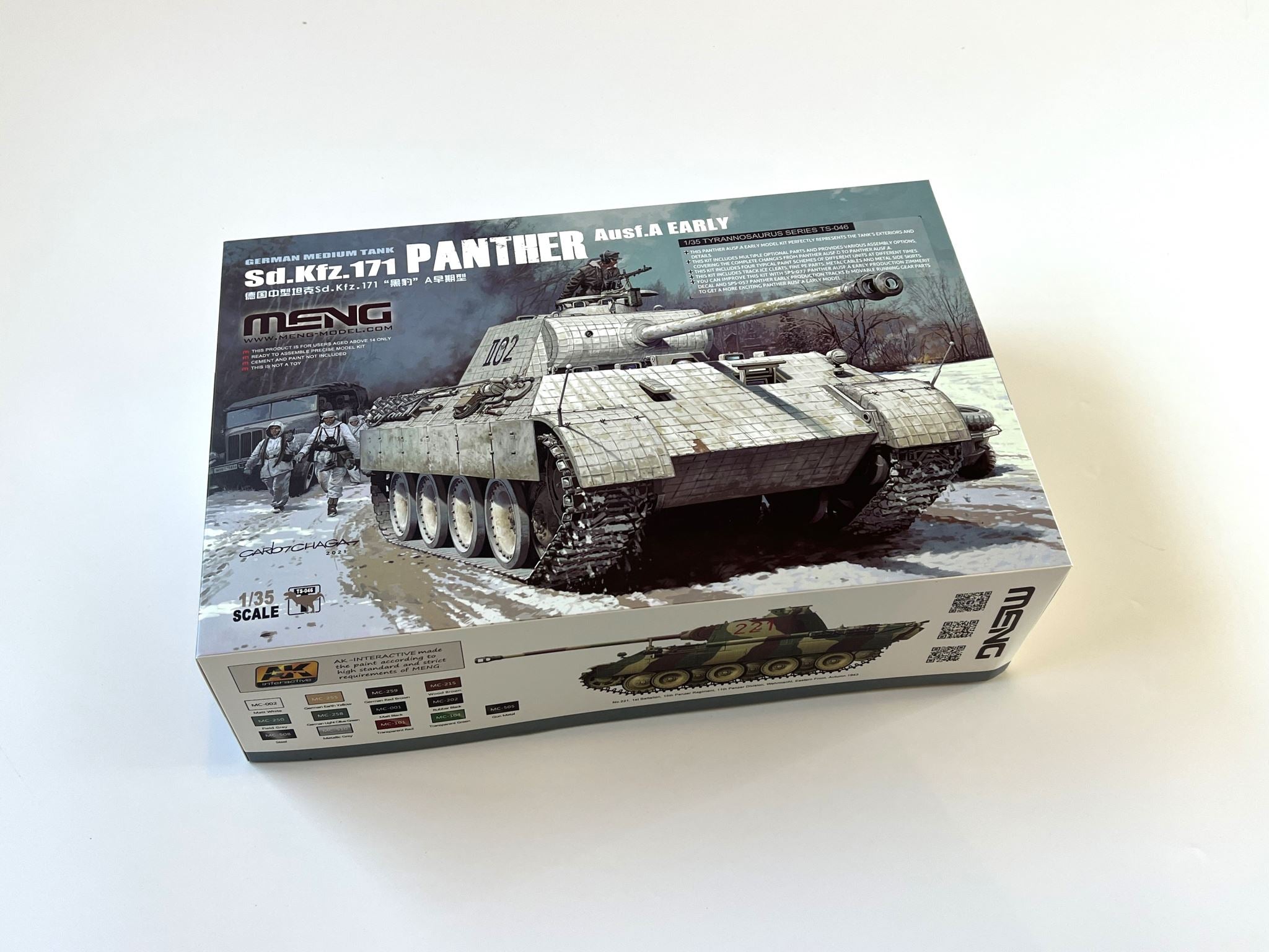 Sd.Kfz 171 Panther Ausf. A early w/o Zimmerit | No. TS-046 | 1:35