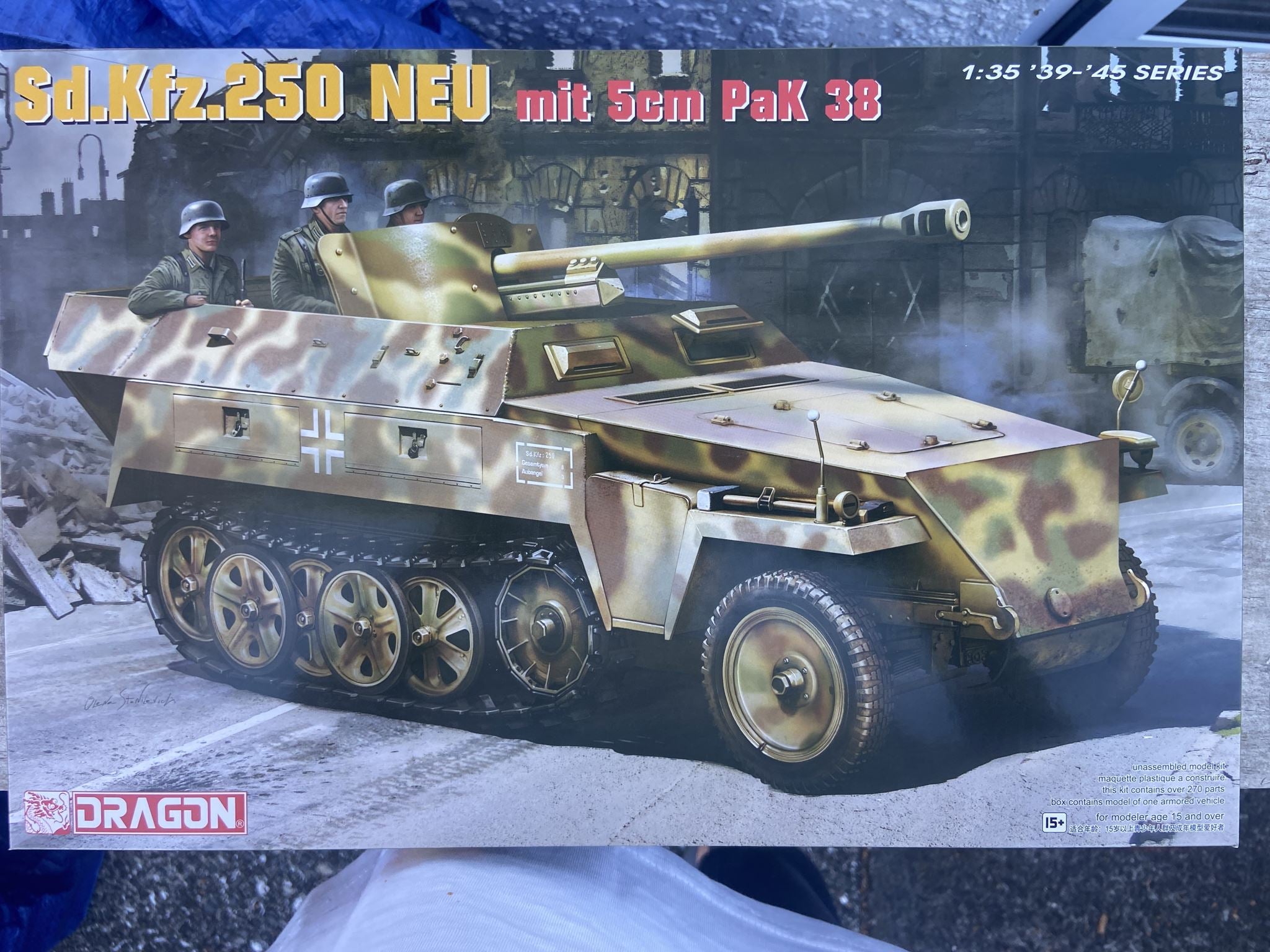 Sd.Kfz. 250 NEU mit 5cm Pak 38 Dragon | No. 6884 | 1:35