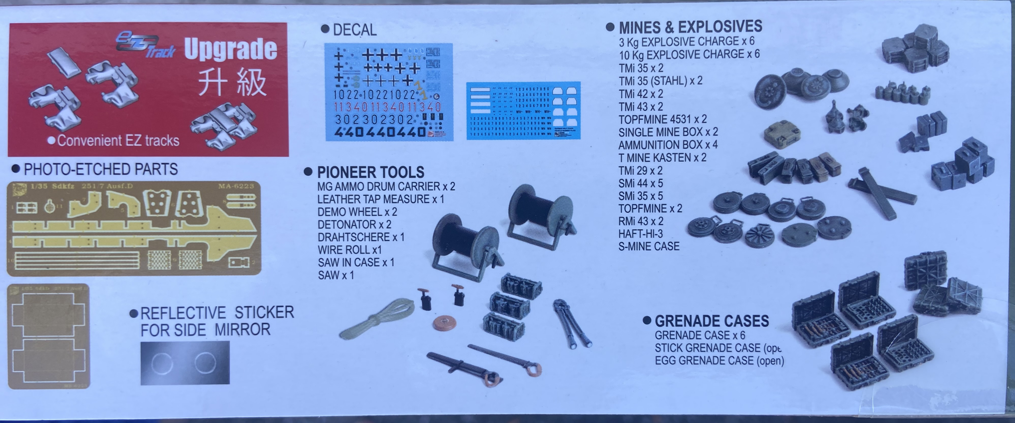 Sd.Kfz. 251/7 Ausf. D (3 in 1) w/EZ Track figures Dragon | No. 6223 | 1:35