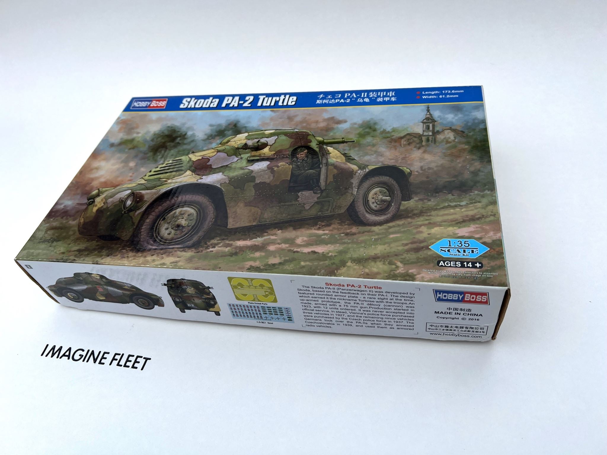 Škoda PA-2 Turtle HobbyBoss | No. 83888 | 1:35