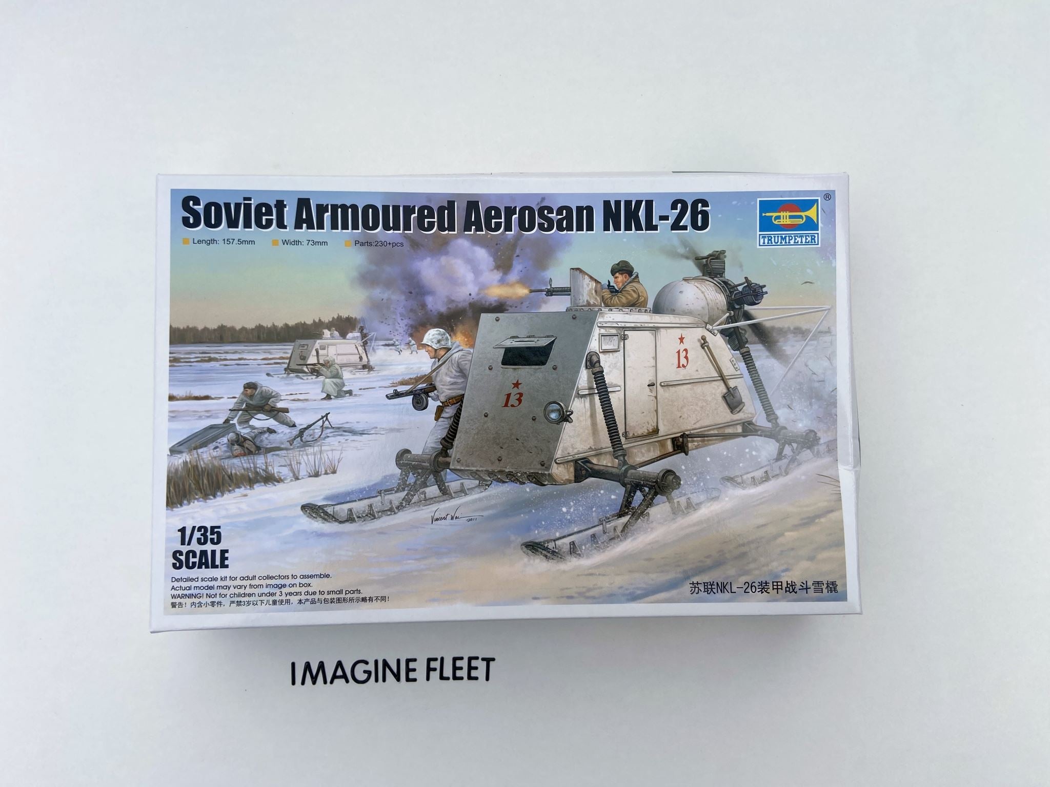 Soviet Armoured Aerosan NKL-26 Trumpeter | No. 02321 | 1:35