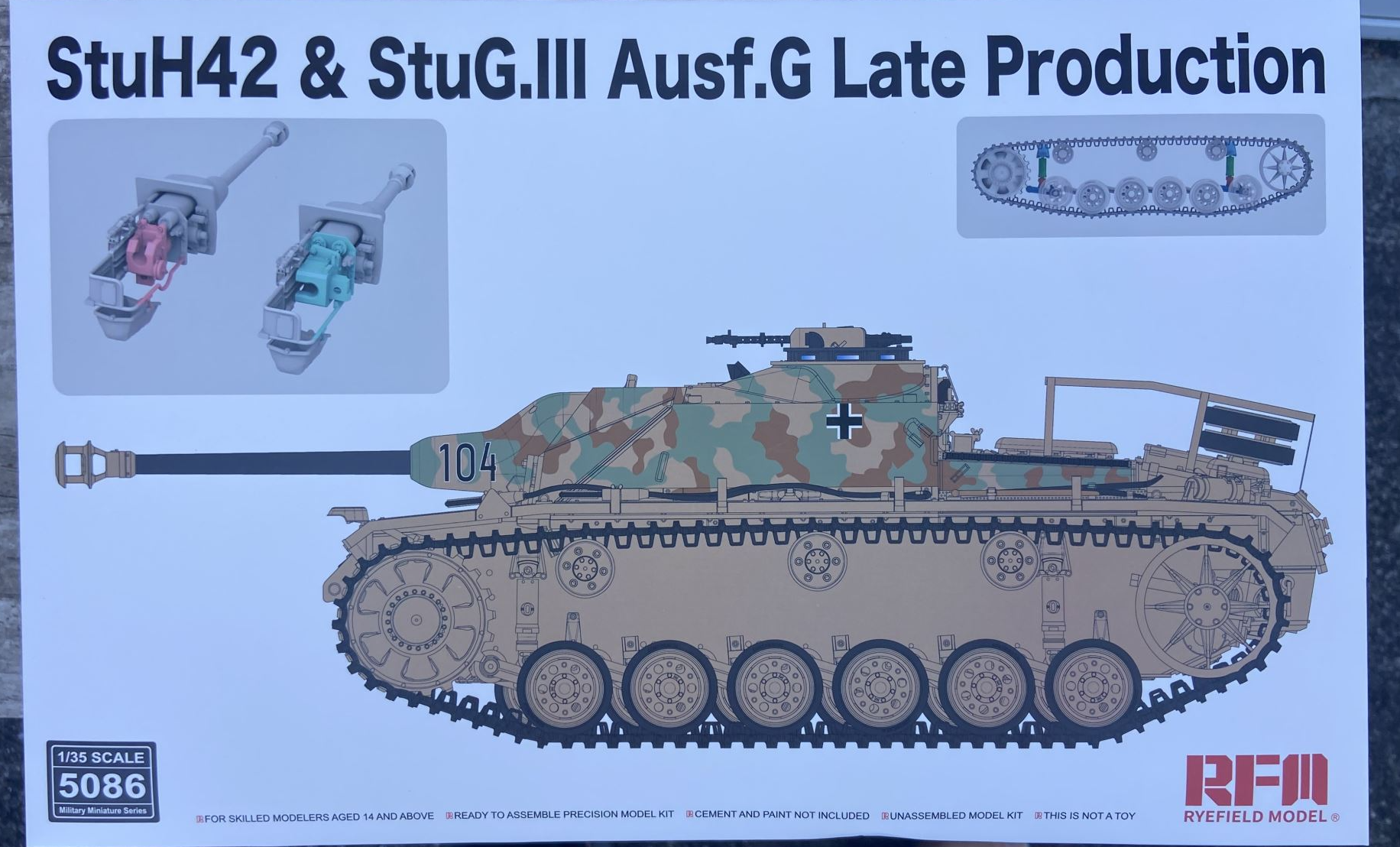 StuH42 & StuG.III Ausf.G Late Production Rye Field Model | No. RM-5086 | 1:35