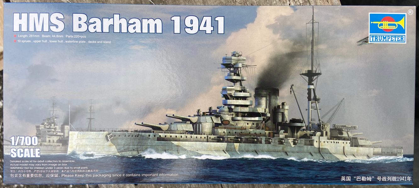 Trumpeter 1/700 HMS Barham 1941