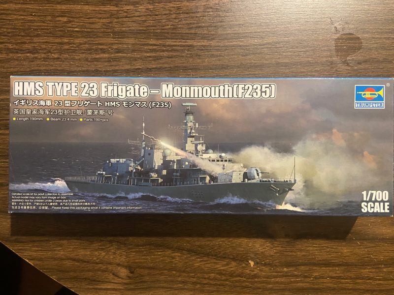 Trumpeter 1/700 HMS Type 23 Frigate Monmouth (F235)