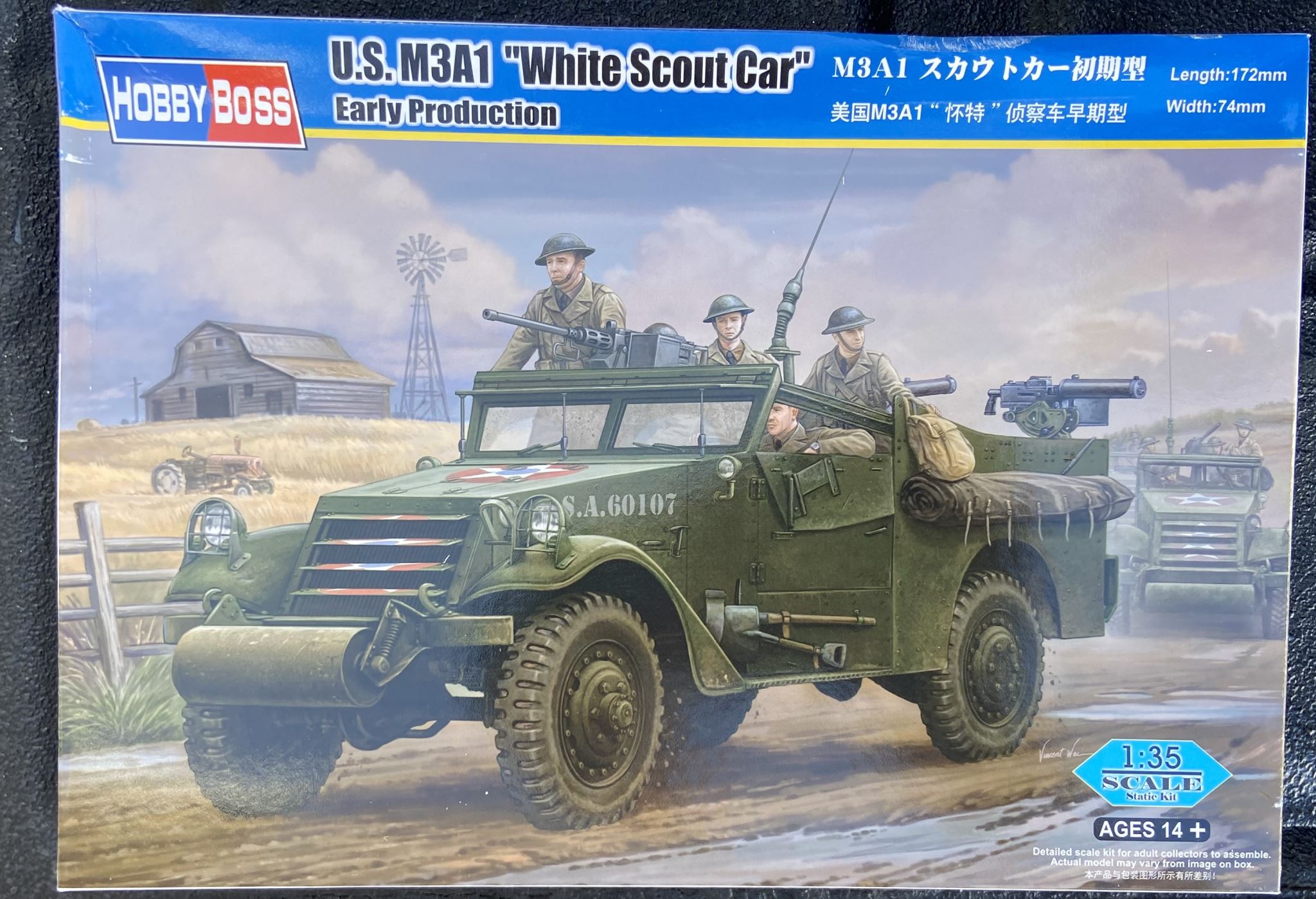 U.S. M3A1 "White Scout Car" Early Production HobbyBoss | No. 82451 | 1:35