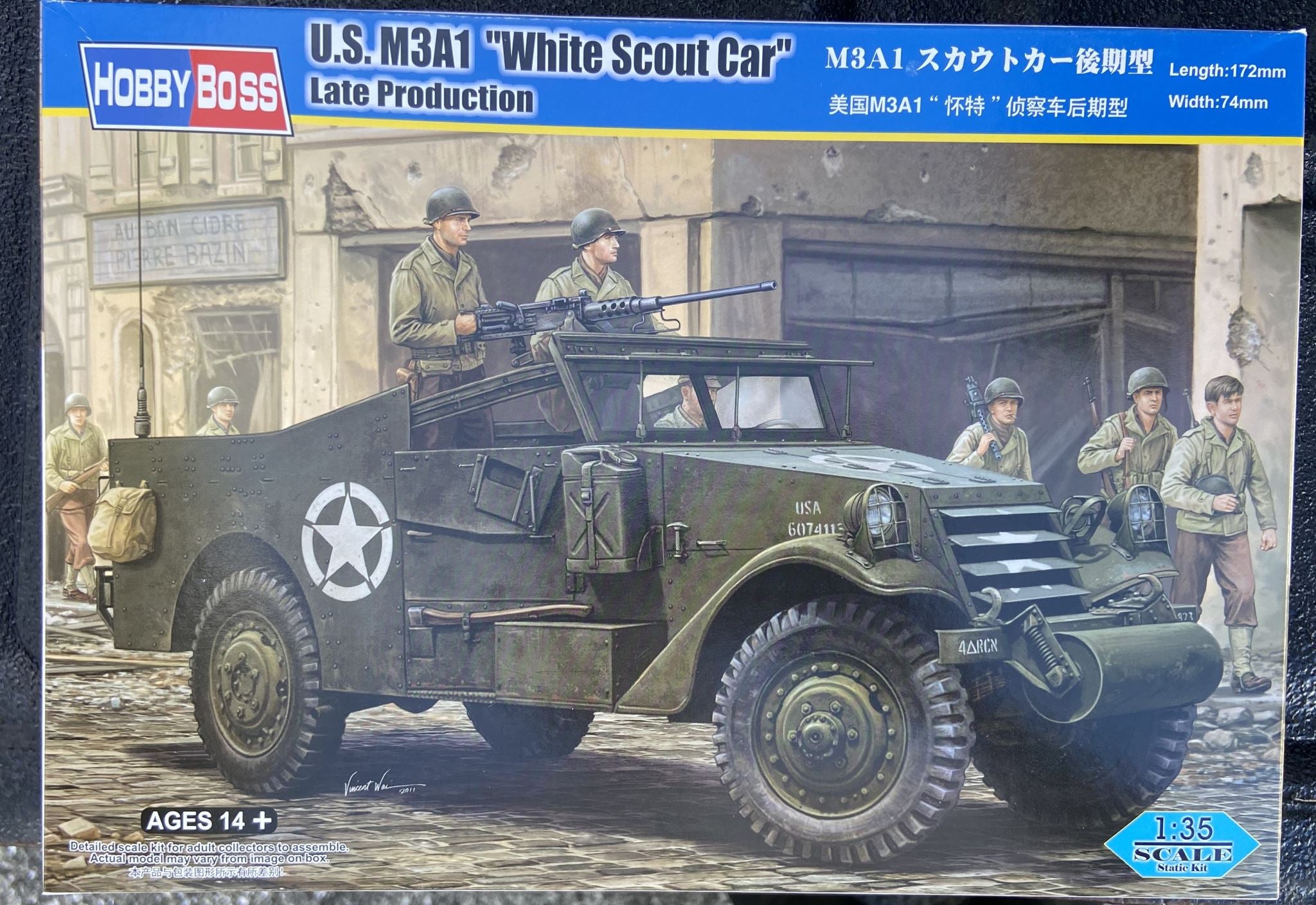 U.S. M3A1 "White Scout Car" Late Production HobbyBoss | No. 82452 | 1:35