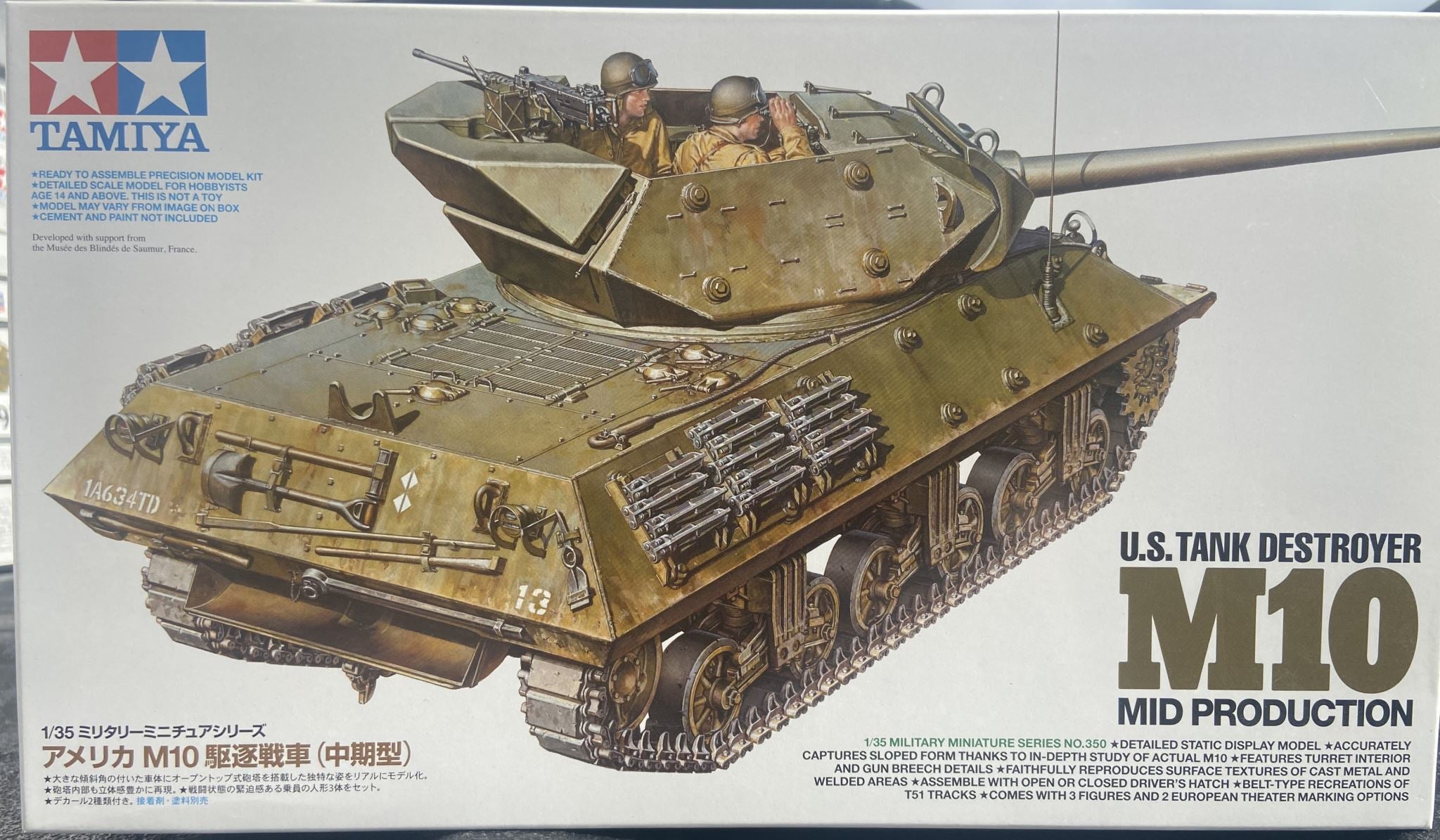 U.S. Tank Destroyer M10 Mid Production Tamiya | No. 35350 | 1:35