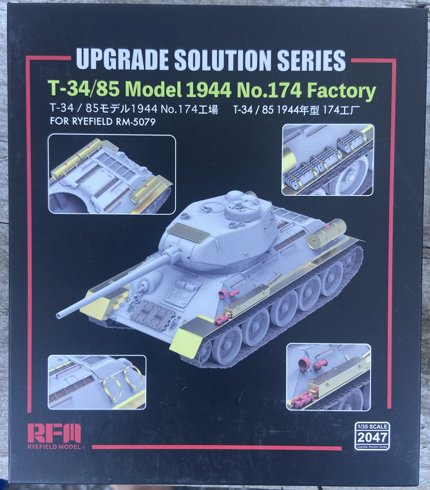 Upgrade set for 5079 T-34/85 No.174 Rye Field Model | No. RM-2047 | 1:35