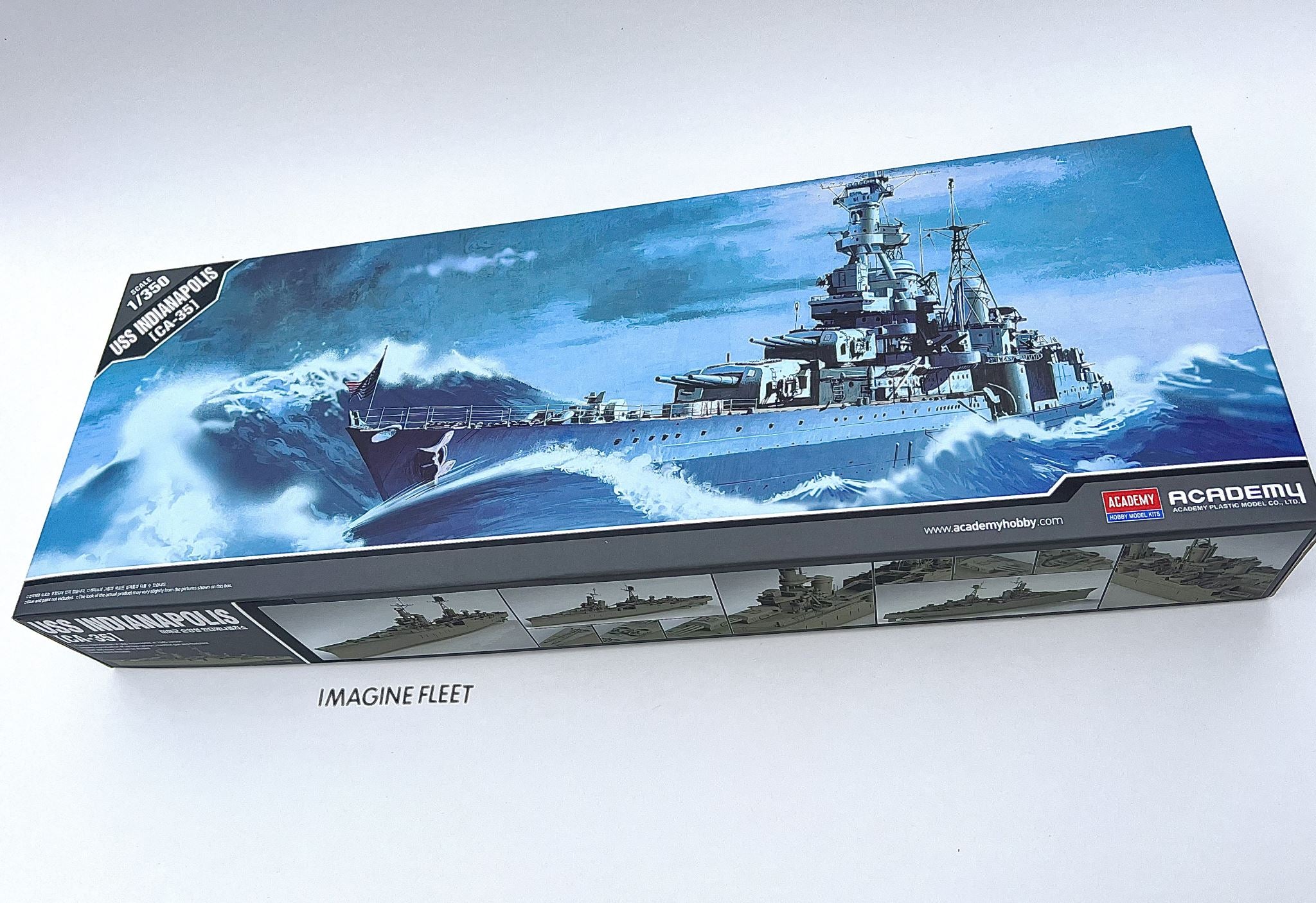 USS Indianapolis [CA-35] Academy | No. 14107 | 1:350