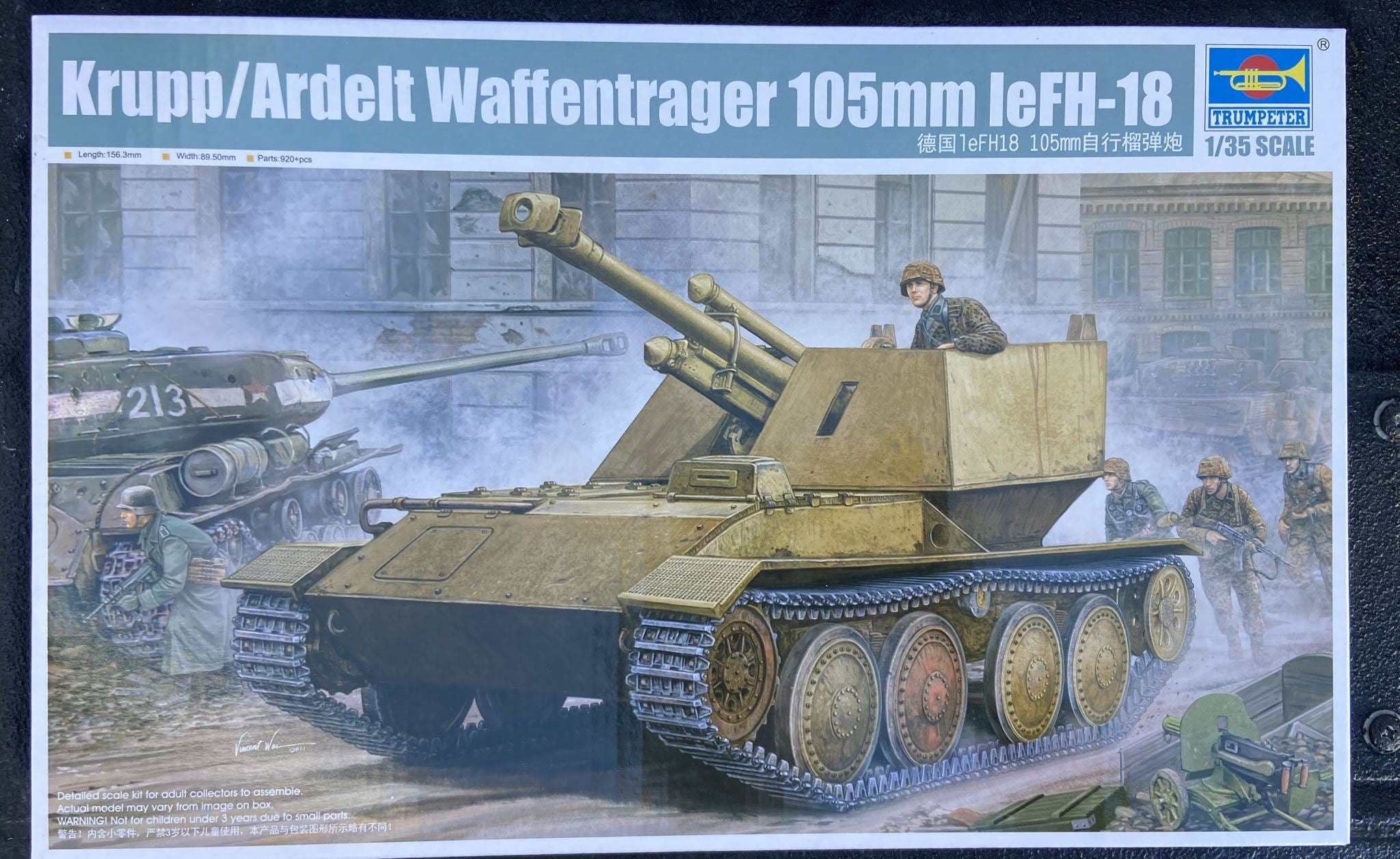 Waffentraeger leFH 18 105mm Steyr/Krupp Trumpeter | No. 01586 | 1:35