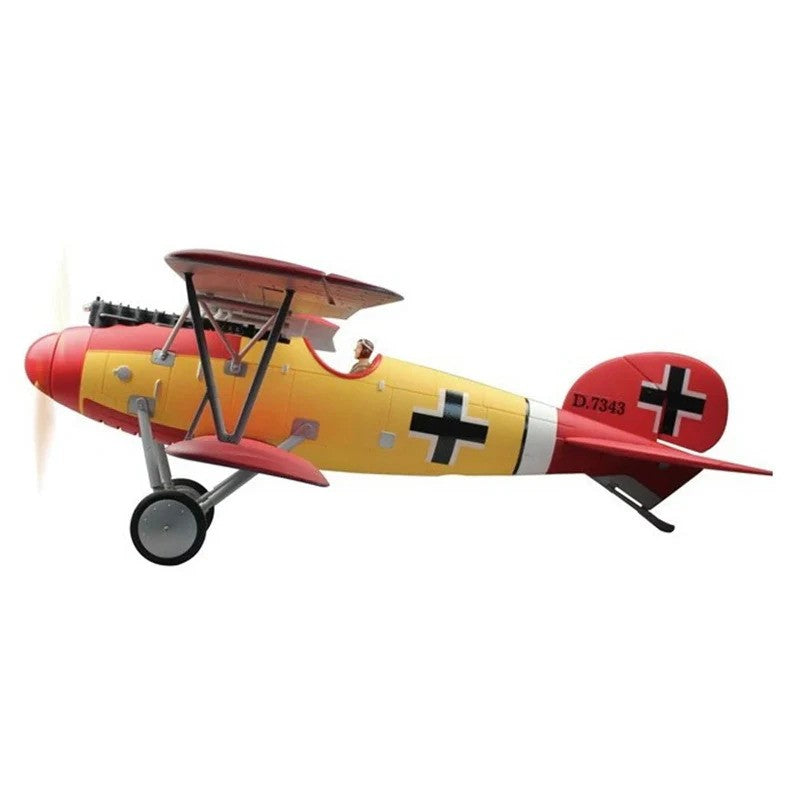 Dynam Albatros D.Va V2 4S RC Warbird Biplane 1300mm Wingspan PNP