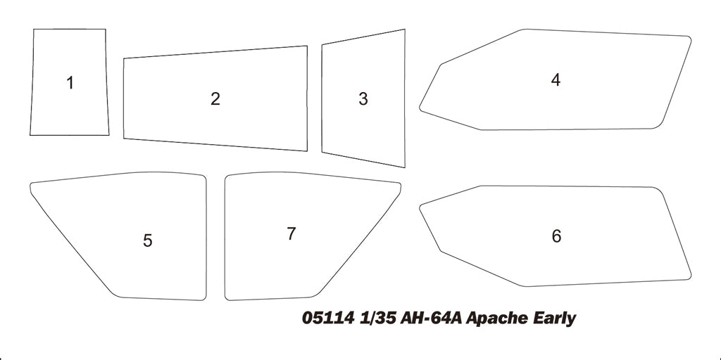 AH-64A ApacheTrumpeter | No. 05114 | 1:35