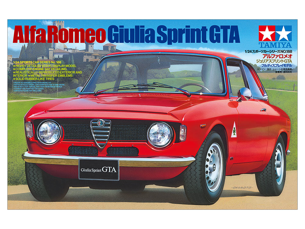 Alfa Romeo Giulia Sprint GTATamiya | No. 24188 | 1:24