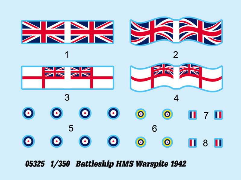 Battleship HMS WarspiteTrumpeter | No. 05325 | 1:350