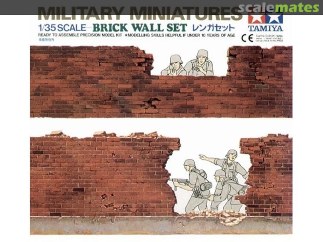 Brick Wall SetTamiya | No. 35028 | 1:35