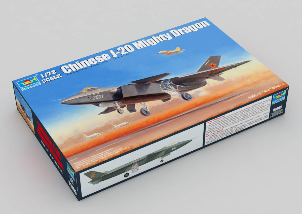 Chinese J-20 Mighty Dragon Trumpeter | No. 01663 | 1:72