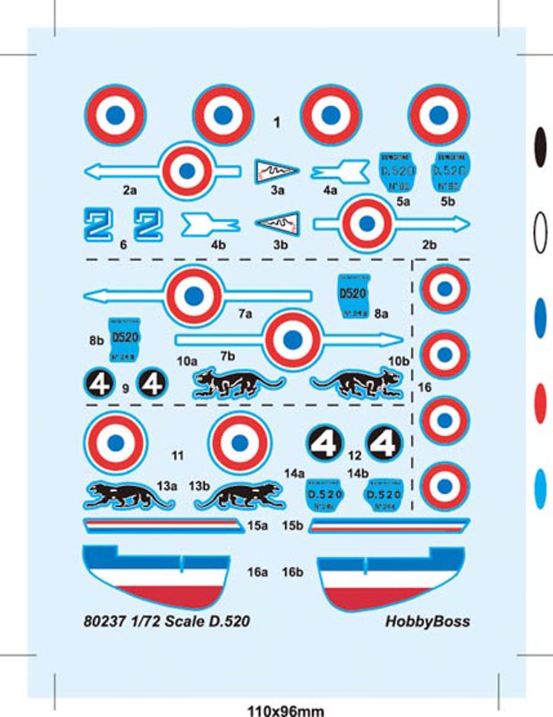 D.520 Fighter Easy Assembly HobbyBoss | No. 80237 | 1:72