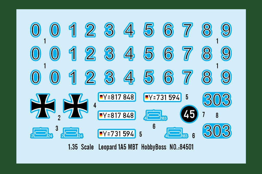 Leopard 1A5 MBTHobbyBoss | No. 84501 | 1:35