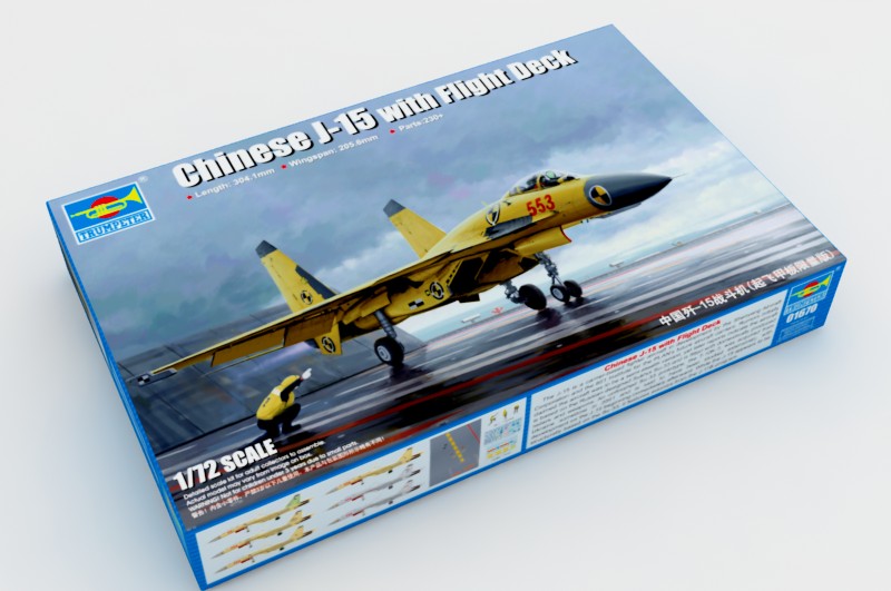 PLAN Chinese J-15 with flight deck Trumpeter | No. 01670 | 1:72