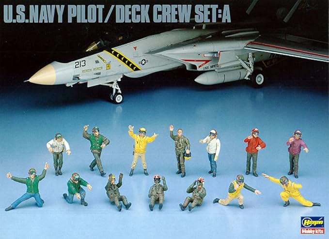 U.S. Navy Pilot/Deck Crew Set AHasegawa | No. 36006-1000 | 1:48