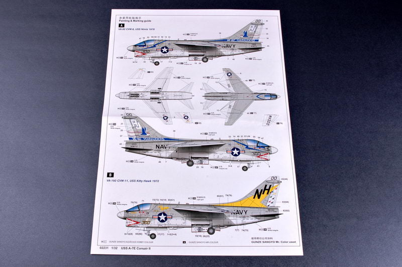 US Navy A-7E Corsair IITrumpeter | No. 02231 | 1:32