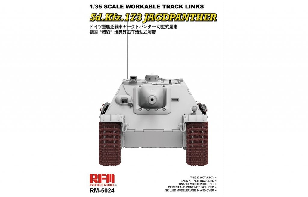 Workable Track Links for Jagdpanther Ausf.G2Rye Field Model | No. RM-5024 | 1:35