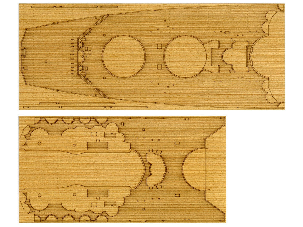 Yamato Deck Sheet - Japanese BattleshipTamiya | No. 12645 | 1:350