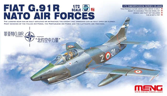 Fiat G.91 R NATO Air Forces Meng Model | No. DS-004S | 1:72