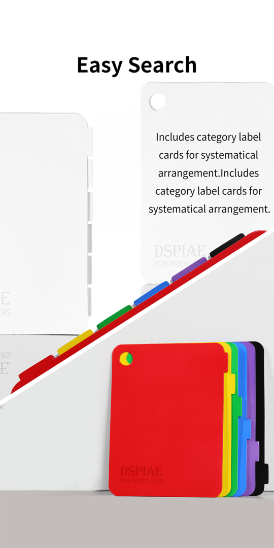 DSPIAE - Model Paint Color Test Card - CC-01