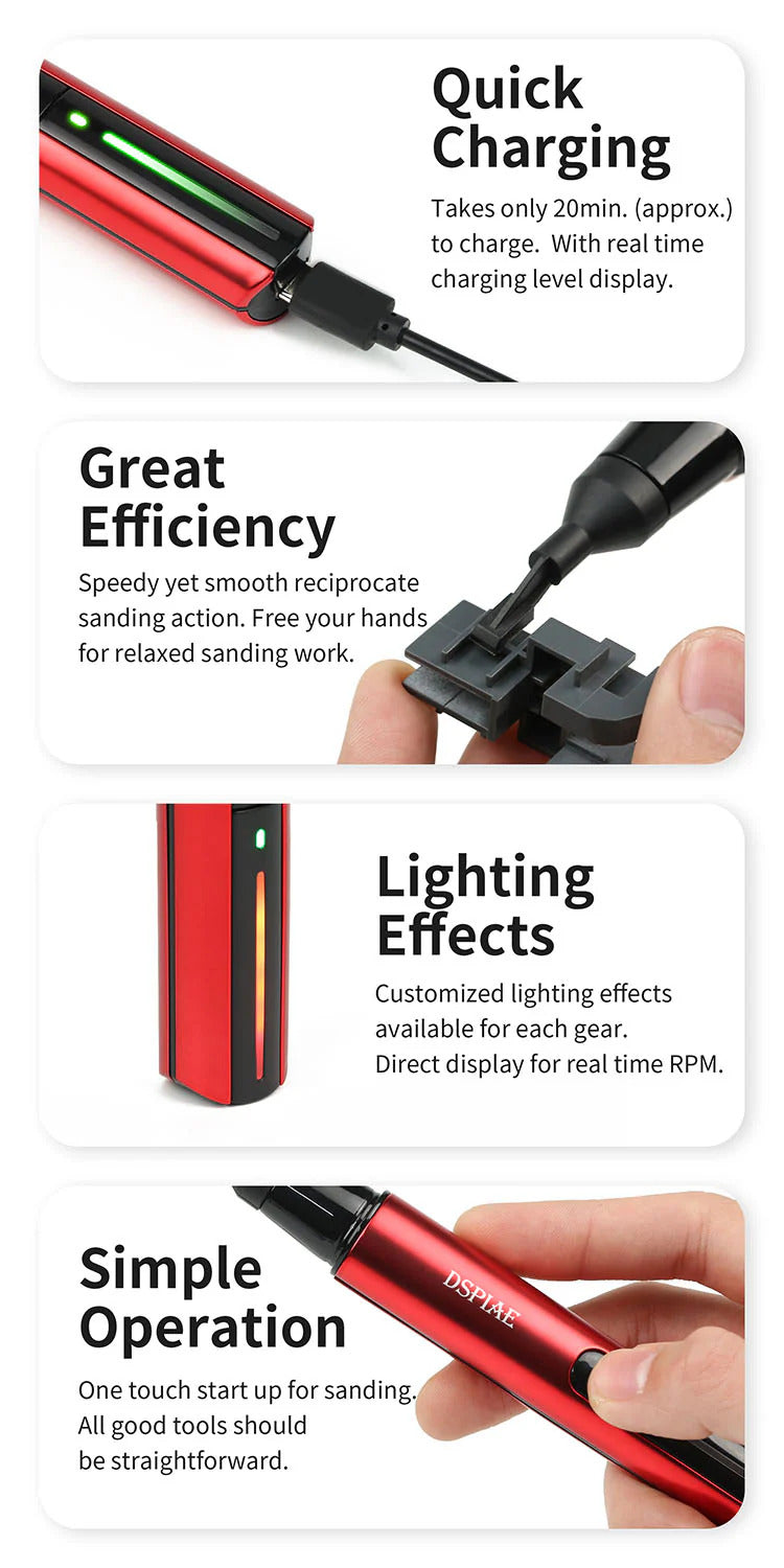 DSPIAE ES-A Electric Reciprocating Sanding Pen