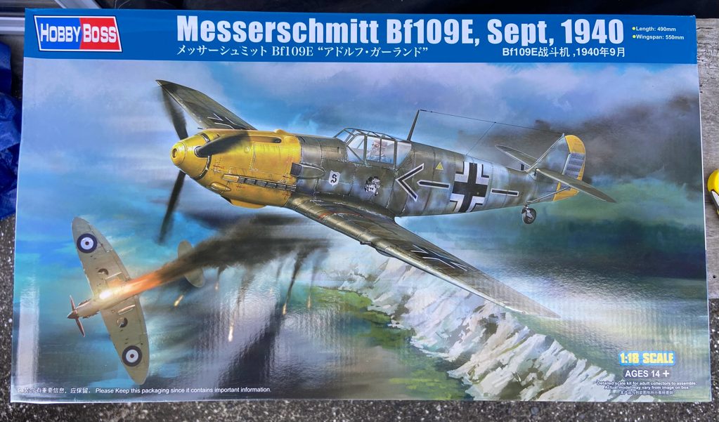 1/18 hobbyboss Bf-109E sept 1940