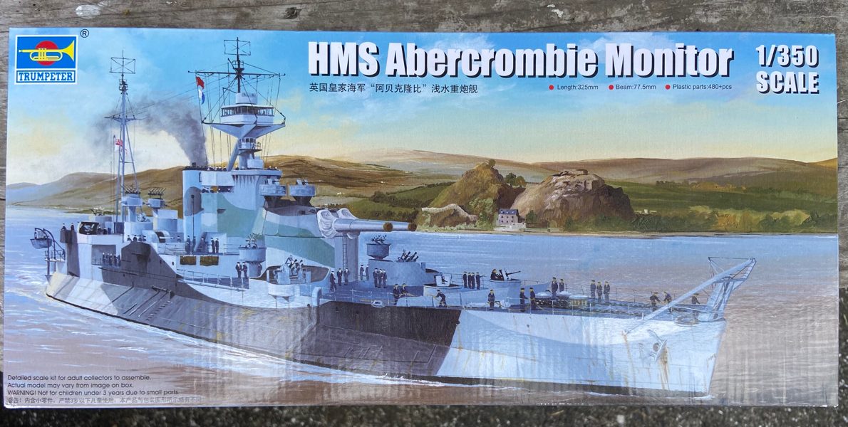 1/350 trumpeter HMS Abercrombie Monitor