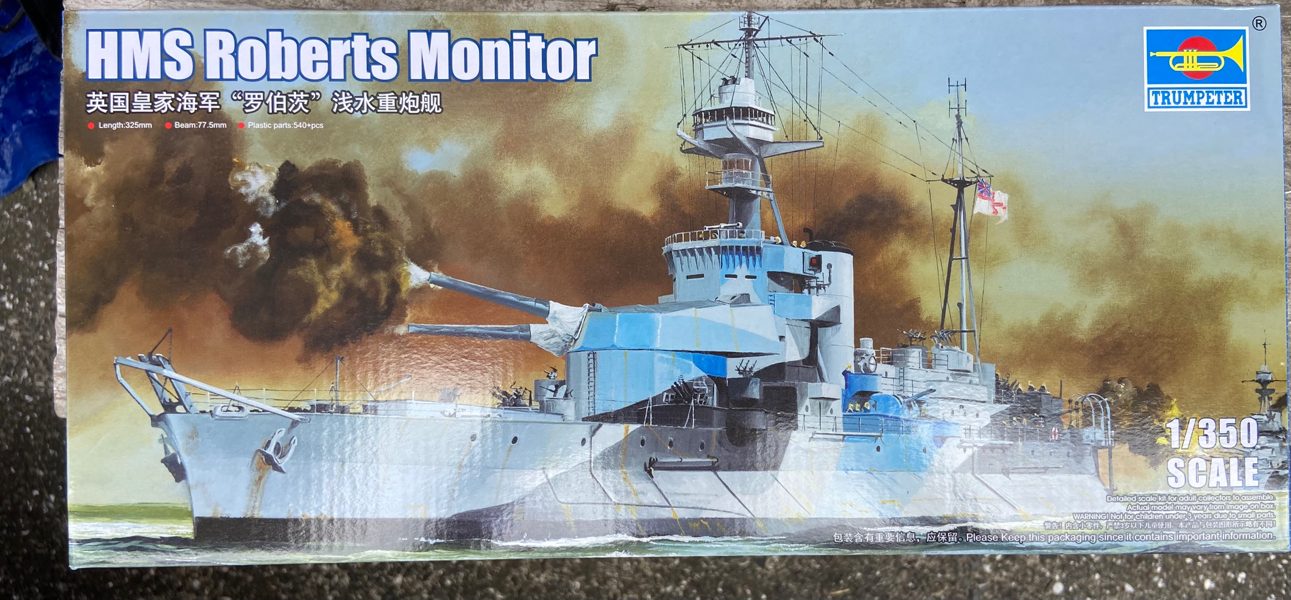 1/350 trumpeter HMS Roberts Monitor