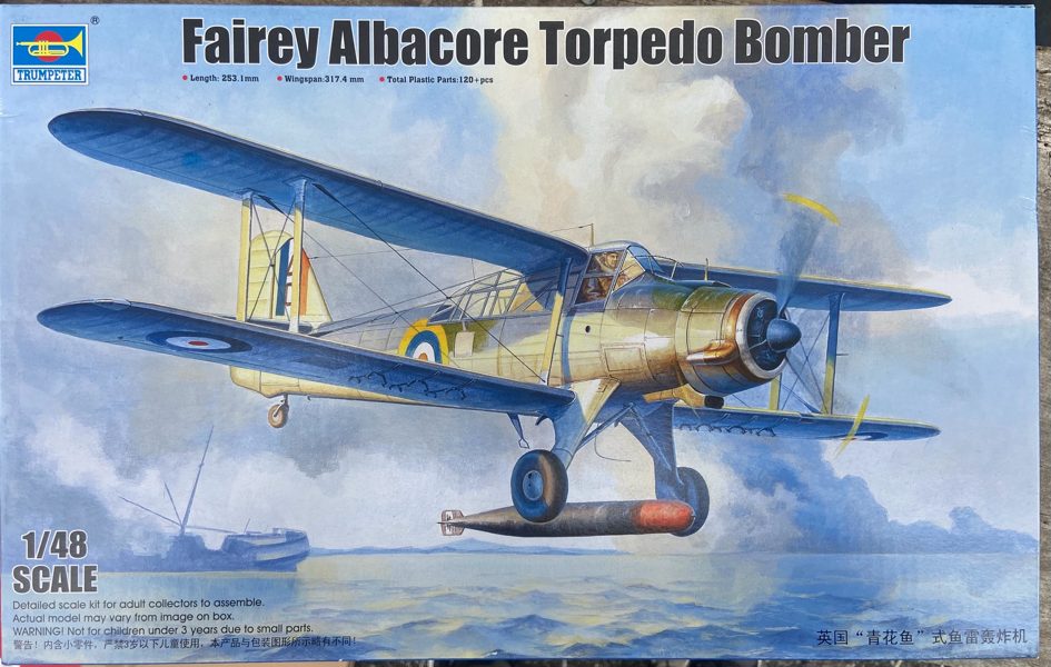 1/48 trumpeter Fairey albacore torpedo bomber