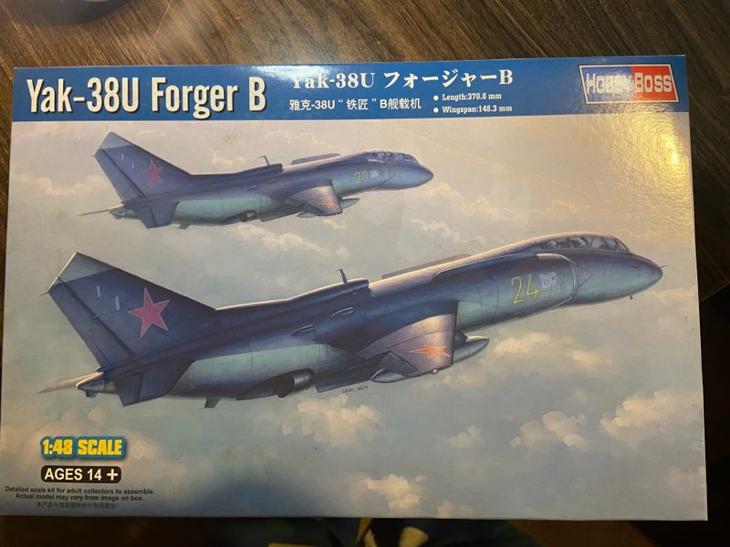 1/48 hobbyboss yak-38U Forger B