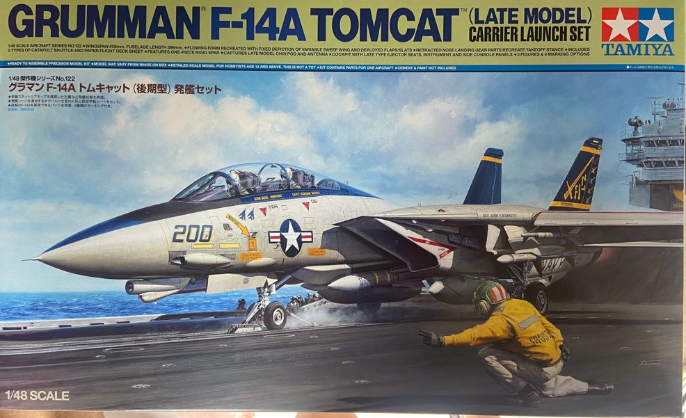 1/48 tamiya F-14A tomcat late model carrier launchset