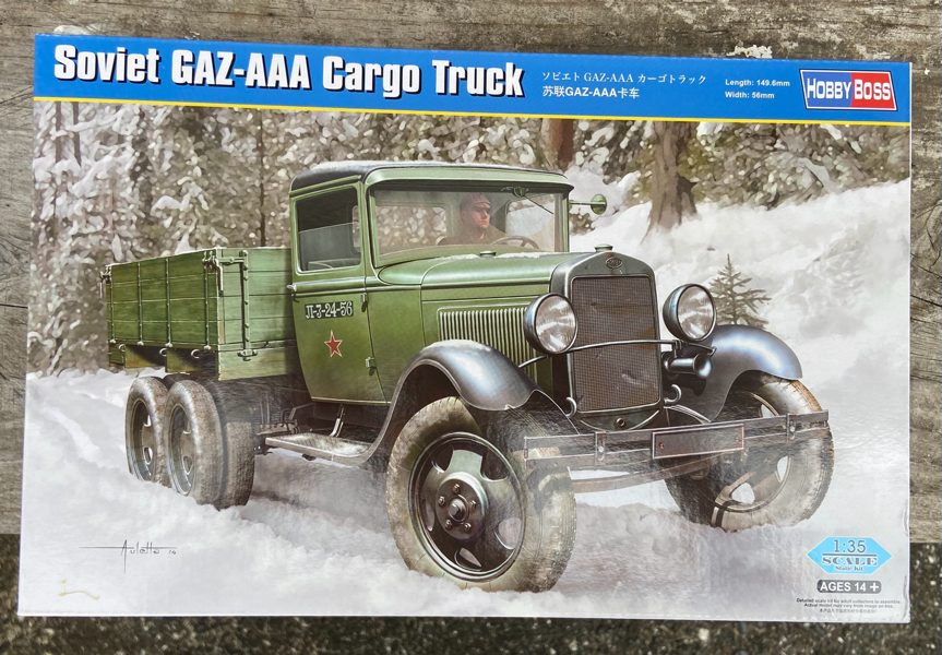 1/35 hobbyboss Soviet GAZ-AAA cargo truck