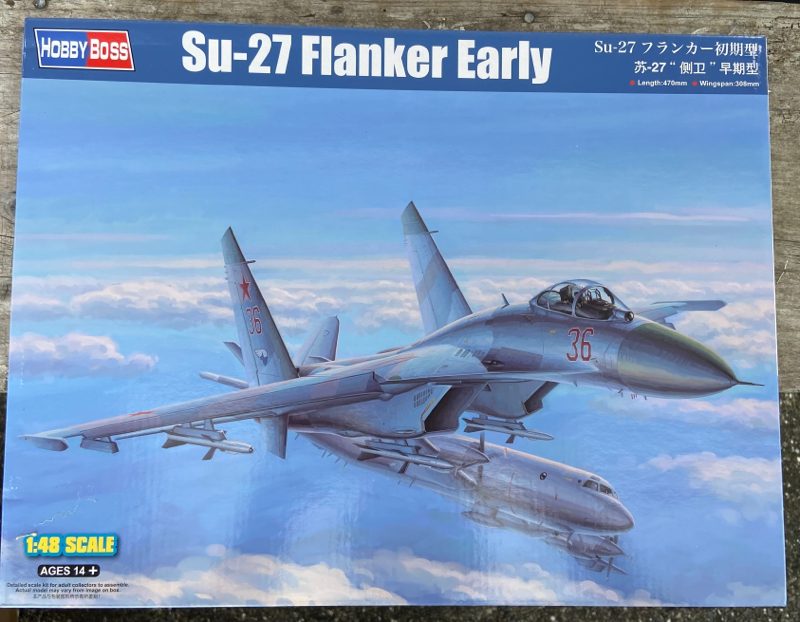 1/48 hobbyboss Su-27 Flanker early