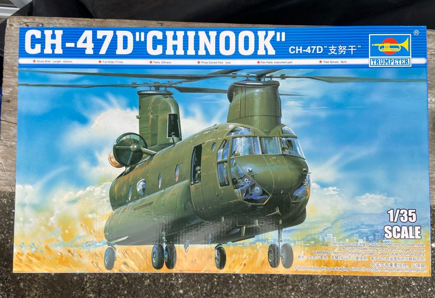 1/35 trumpeter CH-47D Chinook