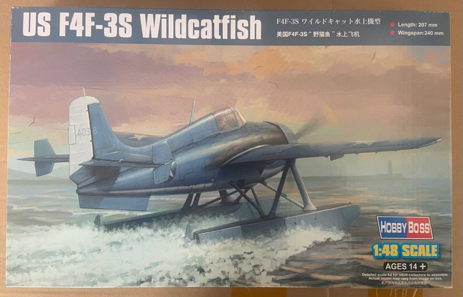 1/48 hobbyboss F4F-3S wildcatfish