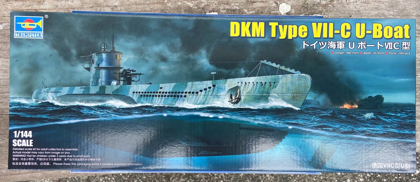 1/144 trumpeter DKM type VII-C Uboat